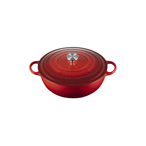 Signature st&oslash;pejern stekegryte | 32 cm | Cerise, Le Creuset