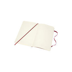 Notebook Leather linjerte sider, bordeaux, Moleskine