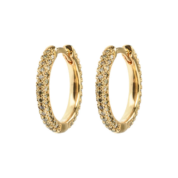 Emilia medium stone hoops Emilia medium stone hoops, Emilia by Bon Dep