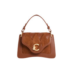 Coccinelle C-ME New geo.patch, cognac, Coccinelle
