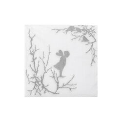 Alv servietter, hvit/gr&aring;, Wik & Wals&oslash;e