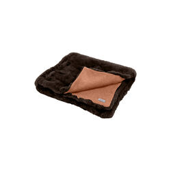 LUIS sengeteppe, dark chocolate, WEICH Couture Alpaca