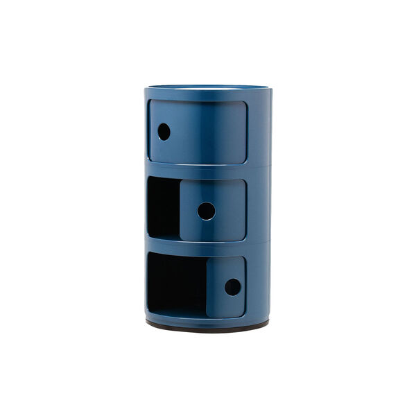 COMPONIBILI 3 ELEMENTI oppbevaringsbord, blue, Kartell