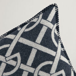 G Patterned Cushion, evening blue, Gant