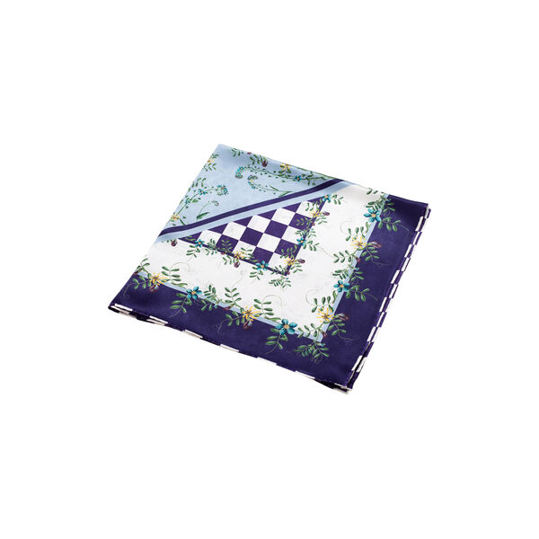 Flower Dot Checker skjerf, lilla, Flora Danica Denmark