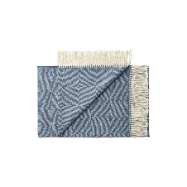 La Paz Throw, 00726 denim blue, Silkeborg Uldspinderi