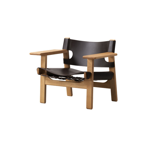 2226 Spanish Chair, dark brown/oiled oak, Fredericia Furniture