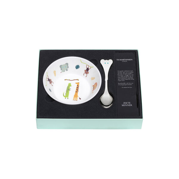 Safari barneskje med skål, elefant, Th. Marthinsen