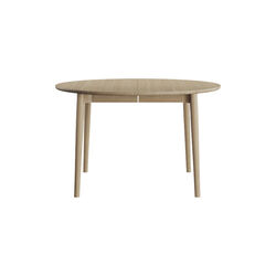 Expand spisebord circular D120, lys oljet eik, Northern