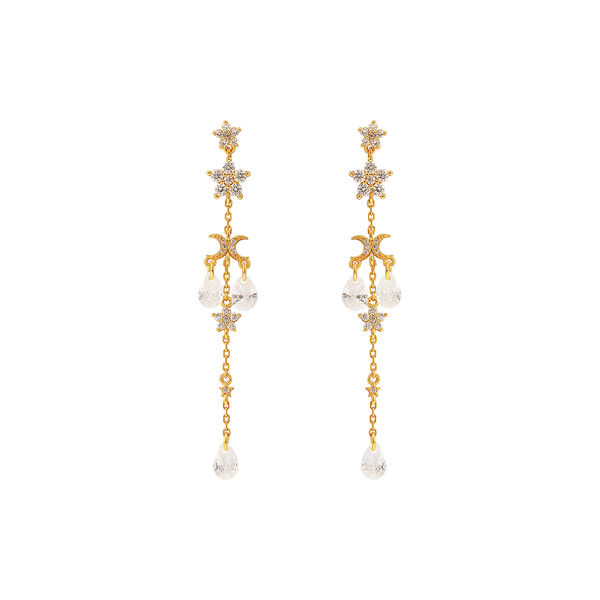 Stella luna grande øredobber 2 stk., Hultquist Copenhagen