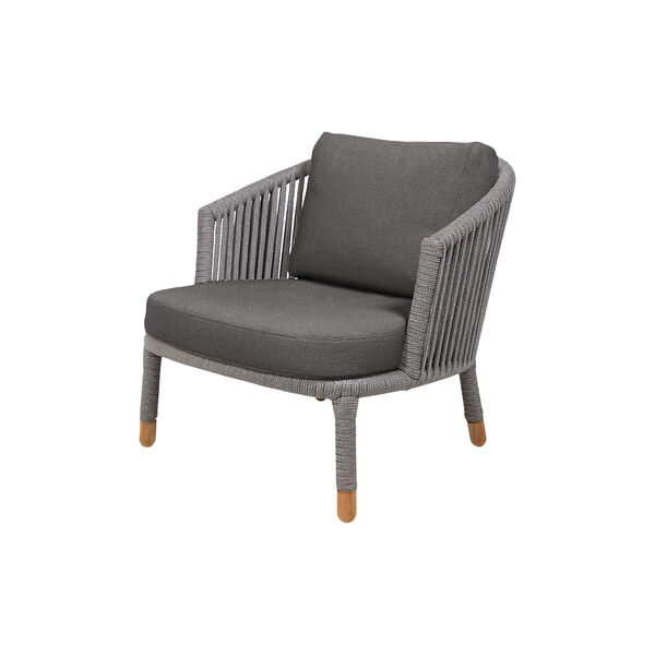 Moments loungestol inkl. putesett, grey, Cane-line