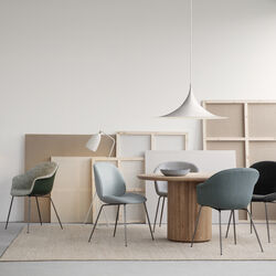 Semi Pendant, black semi matt, GUBI