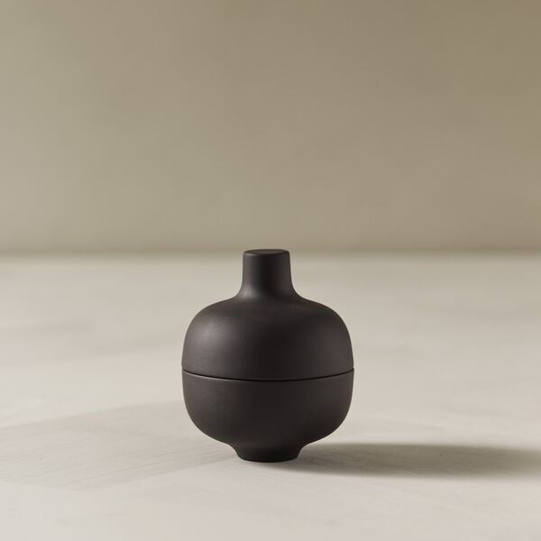 Sand Secrets Small Bowl, black clay, Design House Stockholm