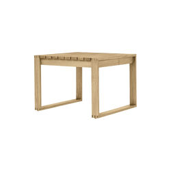 BK16 sidebord, ubehandlet teak, Carl Hansen & Søn