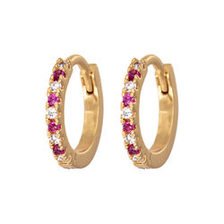 Emilia small hoops, Emilia by Bon Dep