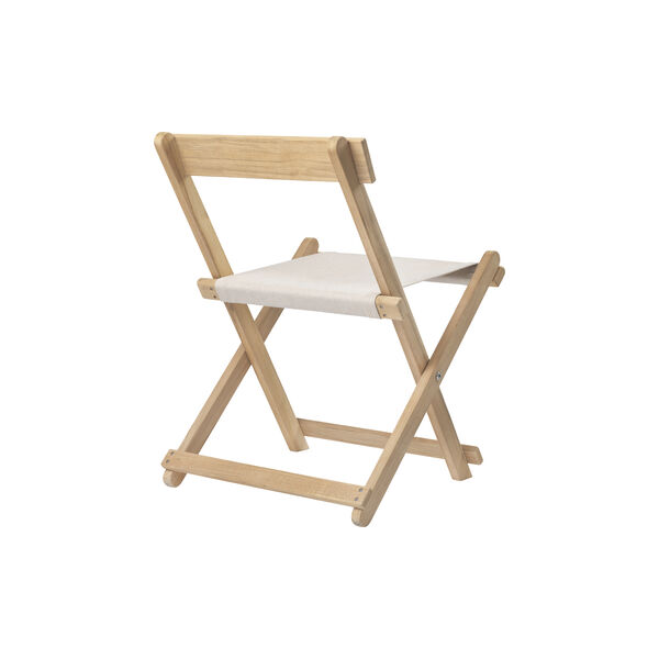 BM4570 Deck Dining Chair, teak/beige, Carl Hansen & S&oslash;n