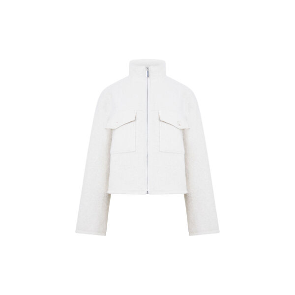 DOVER BOUCLE JACKET, cream, French Connection