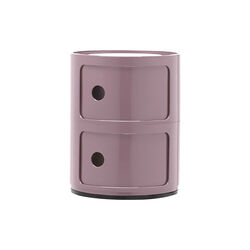 Componibili 2 elementi oppbevaringsbord, malva, Kartell