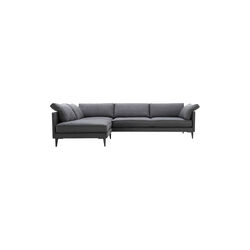 EJ294 sofa med sjeselong, mørkegrå, Fredericia Furniture