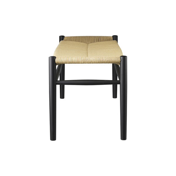 J83B benk, sort/natur, FDB Møbler