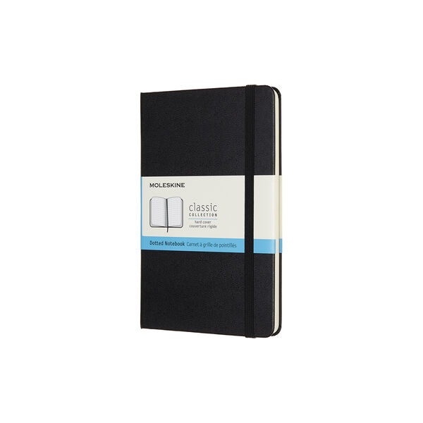 Classic Notebook prikkete sider, sort, Moleskine