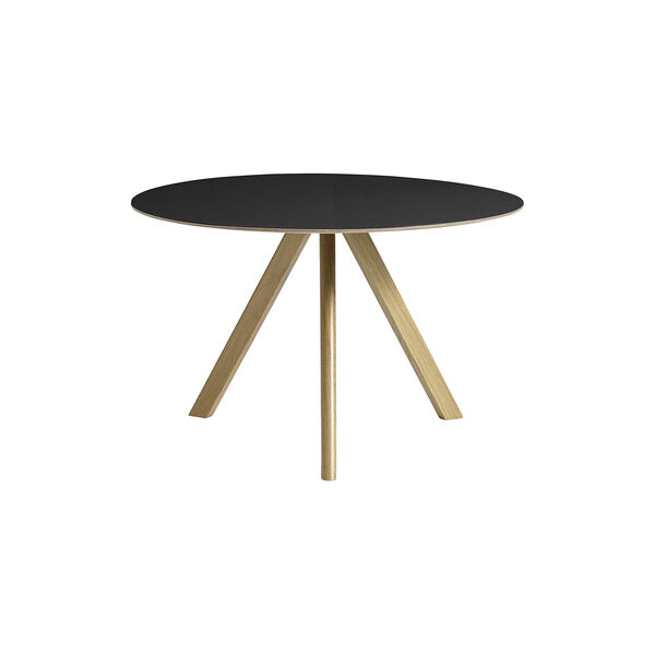 CPH20 spisebord, clear lacquer oak/black, HAY