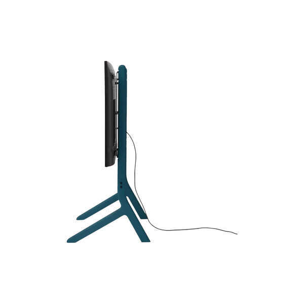 Hopper, ocean blue, Pedestal