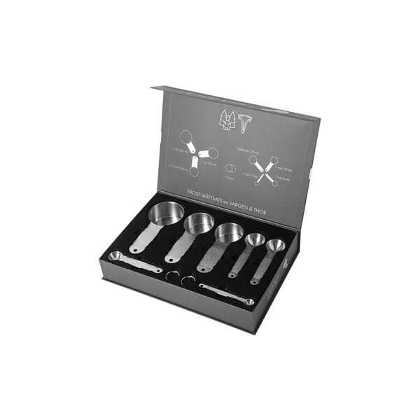 Frost M&aring;leskje 7 deler, s&oslash;lv, VARGEN & THOR