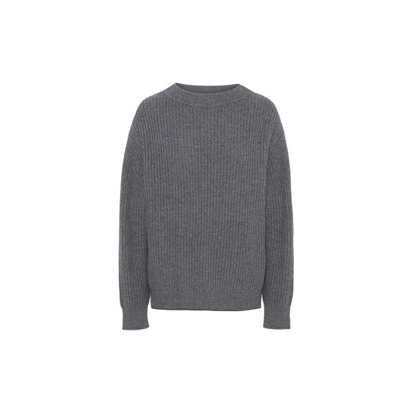 LAMB4070 Knit Jumper, soft grey, Ilse Jacobsen Hornb&aelig;k