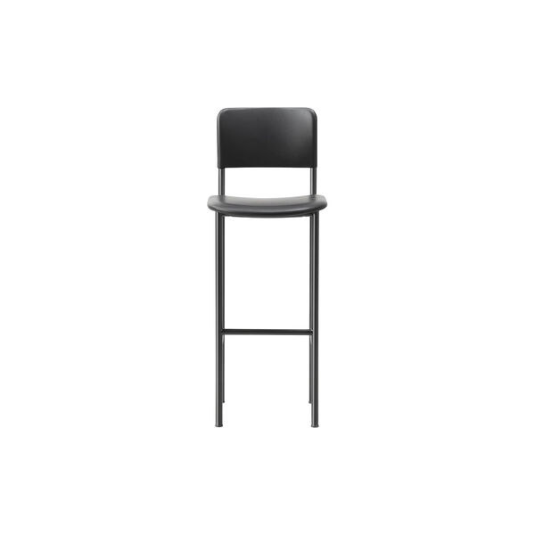 Plan Barstool Fully Upholstered, svart/Omni 301, Fredericia Furniture