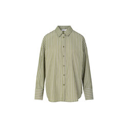 Loose stribet shirt, green stripe, Coster Copenhagen