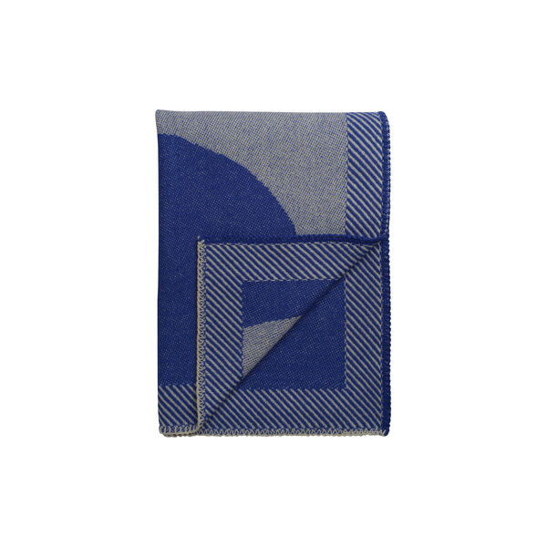 House on the Hill Throw, blue, R&oslash;ros Tweed