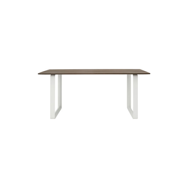 70/70 Table, solid smoked oak/white, Muuto