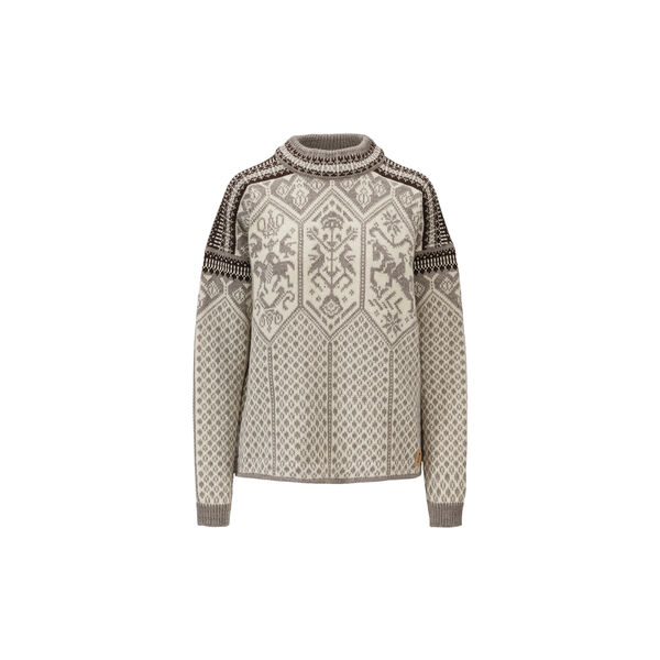 1994 Fem Sweater, vanillasugar naturalwhite coff, Dale of Norway