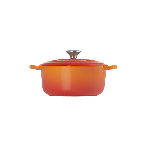 Signature st&oslash;pejern rund gryte &Oslash; 20 cm, volcanic, Le Creuset