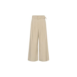 VittaMW High Wide Pant, brown rice w. stripe, My Essential Wardrobe