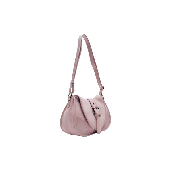 Maria Suede skulderveske, candyfloss, N&uacute;noo