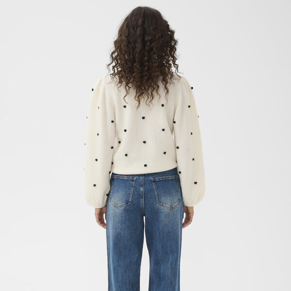 GZalpha dot pullover, ivory, Gestuz