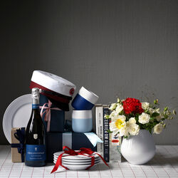 Riflet Contrast krus 35 cl, dueblå, Royal Copenhagen