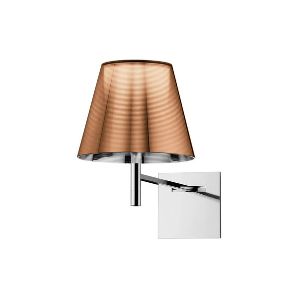 Ktribe W vegglampe, bronse Ktribe W vegglampe, bronse, Flos