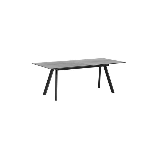 CPH30 Extendable spisebord, black stained oak, HAY