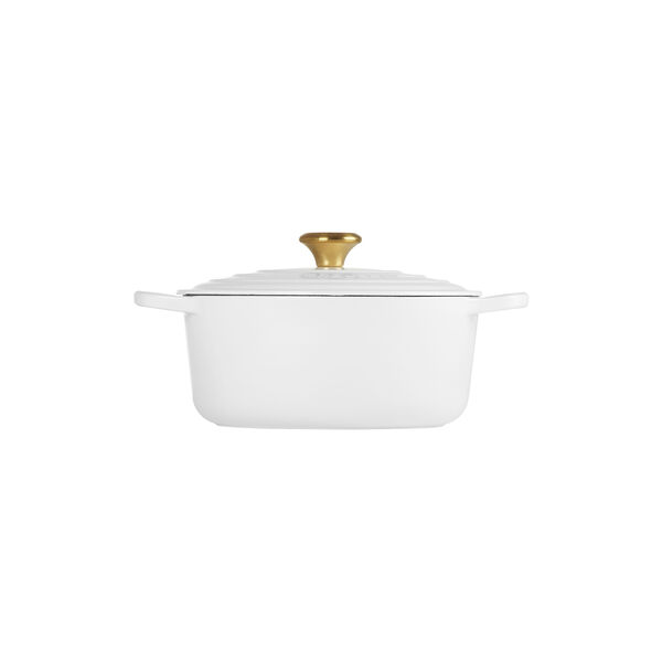 Signature rund gryte &Oslash; 26 cm, white, Le Creuset