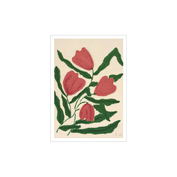 R&oslash;de tulipaner, Poster & Frame