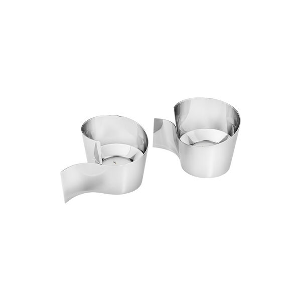 Fold Telyslysestaker 2 stk., Georg Jensen