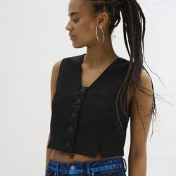 DisaMW Vest, black, My Essential Wardrobe