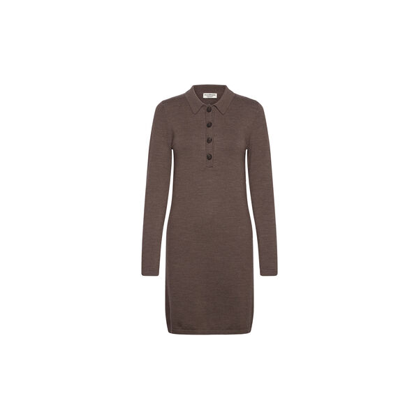 BS Rava Regular Fit Dress, dark brown, Bruun & Stengade