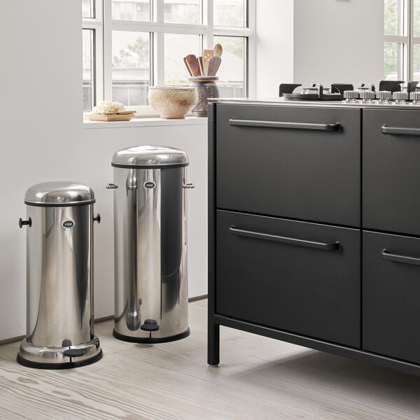 VIPP16 pedalbøtte, rustfritt stål, Vipp