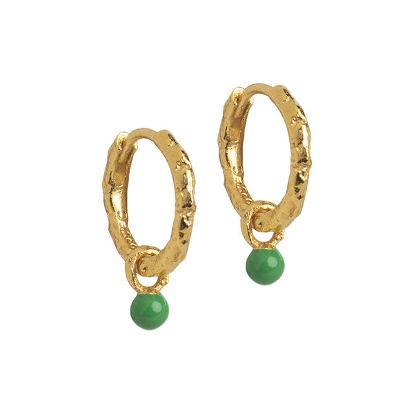 Belle hoops, grass green, ENAMEL Copenhagen