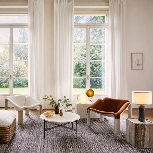 F300 Lounge Chair, pastel green/Alberobello 027, GUBI