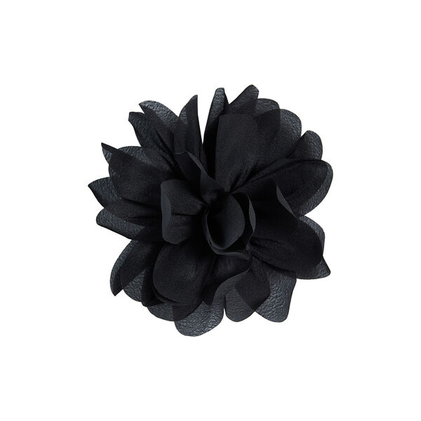 Fabric flower brosje, svart, BITTE KAI RAND